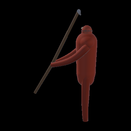 deep miner, a pick swing