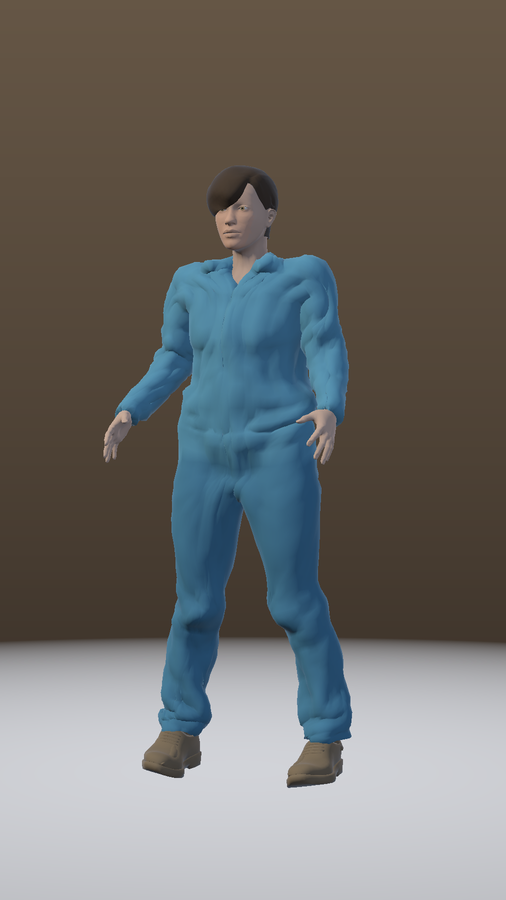 Human character portrait