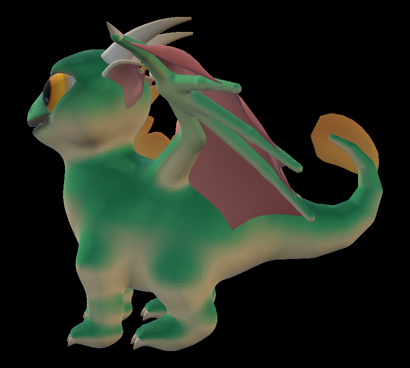 Thicket Hatchling in profile